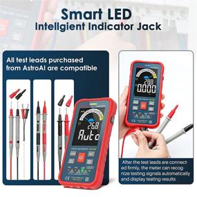 img 1 attached to ⚙️ High-precision AstroAI Digital Multimeter with TRMS Auto-Ranging, Color LCD Screen, Voltmeter, and More - Accurate Measurements for Voltage, Current, Resistance, Continuity, Duty-Cycle, Capacitance, and Temperature