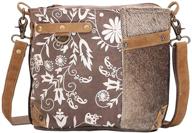 👜 myra bag linaria eco-friendly canvas & cowhide shoulder bag s-1505 logo