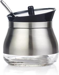 img 4 attached to 🧺 Premium Stainless Steel Seasoning Container Condiment Dispenser: Organize and Elevate Your Kitchen Experience