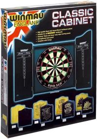 img 1 attached to 🎯 WINMAU Traditional Dartboard Cabinet with Classic Design