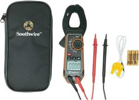 img 4 attached to 🔌 Southwire 21510N Clamp Meter with third-hand test probe holder, 400A AC current range, CAT III 600V safety rating, non-contact voltage detector, 5 year warranty - Black Brown