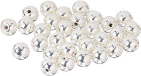 img 1 attached to Beadalon 144-Piece 5-MM Silver Plate Round Memory Wire End Cap: Complete Your Jewelry with Style!