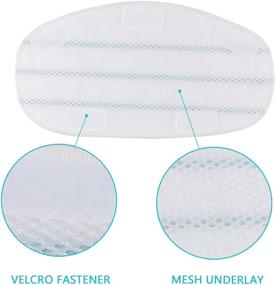 img 2 attached to 🧽 MXZONE 4-Pack Replacement Cleaning Pads - Compatible with PurSteam ThermaPro 10-in-1 Steam Mop