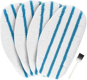 img 4 attached to 🧽 MXZONE 4-Pack Replacement Cleaning Pads - Compatible with PurSteam ThermaPro 10-in-1 Steam Mop