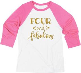 img 4 attached to Bump Beyond Designs Birthday Fabulous Girls' Clothing for Tops, Tees & Blouses