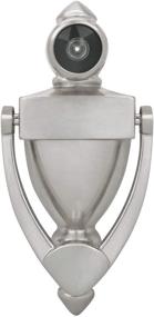 img 2 attached to Nuk3y Door Knocker &amp; Viewer: 9/16 in. Bore, 220-Degree View Angle, Satin Nickel Finish (5-1/2&#34; Height)