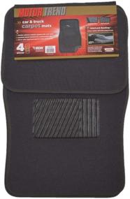 img 2 attached to 🚗 BDK MT-120-DG: Premium Interlock Car Floor Mats with Advanced No-Slip Technology - 4-Piece Set, Dark Gray