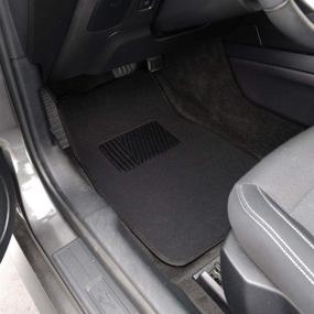 img 1 attached to 🚗 BDK MT-120-DG: Premium Interlock Car Floor Mats with Advanced No-Slip Technology - 4-Piece Set, Dark Gray