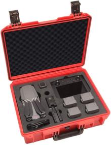 img 3 attached to 🚁 Waterproof Carrying Case for DJI Mavic 2 Pro/Zoom Fly More Combos and Accessories - Ideal for Standard Remote Controller or Smart Controller