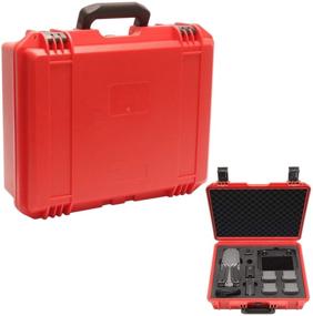 img 4 attached to 🚁 Waterproof Carrying Case for DJI Mavic 2 Pro/Zoom Fly More Combos and Accessories - Ideal for Standard Remote Controller or Smart Controller