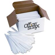 🍡 office snax str5 plastic stir sticks, 5-inch, white, pack of 1000 logo