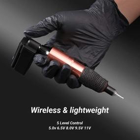 img 2 attached to 🖋️ Stigma Rotary Tattoo Pen Kit: Powerful Machine, 2 Batteries, 20 Cartridges, Tattoo Grip, Cohesive Bandage - EM125KITPRB20-8-US
