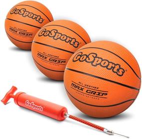 img 4 attached to 🏀 GoSports 7" Mini Basketball Bundle with Premium Pump - Ideal for Mini Hoops or Training