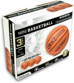 img 1 attached to 🏀 GoSports 7" Mini Basketball Bundle with Premium Pump - Ideal for Mini Hoops or Training