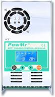 ⚡ powmr mppt charge controller 60a - 48v 36v 24v 12v auto, lcd backlight, max 160vdc input, solar charge for vented, sealed, gel, nicd, lithium batteries - software update version (mppt-60a) logo
