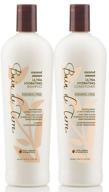 🥥 ultra hydrating shampoo and conditioner set with coconut papaya by bain de terre (13.5 ounces) logo