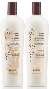 img 1 attached to 🥥 Ultra Hydrating Shampoo and Conditioner Set with Coconut Papaya by Bain De Terre (13.5 Ounces)