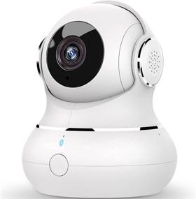 img 4 attached to 📷 [2021 Latest] Indoor 1080P Security Camera with Pan/Tilt, Pet Camera, DJHH Baby Camera: Night Vision, Motion Detection, 2 Way Audio, 2.4GHz WiFi Dog Camera: Phone App, TF Card Slot, Cloud