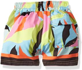 img 1 attached to 🩳 Maaji Boys' Print Mixed Elastic Waist Swimsuit Trunks: Stylish and Comfortable Swimwear for Boys