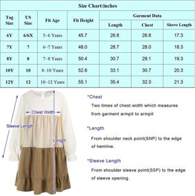 img 1 attached to 👗 GRACE KARIN Tiered Sleeve Dresses: Stylish Girls' Clothing Collection