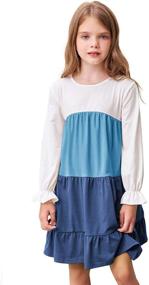 img 3 attached to 👗 GRACE KARIN Tiered Sleeve Dresses: Stylish Girls' Clothing Collection