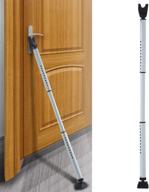 🚪 honesecur 2-in-1 door security bar & sliding patio 28″ door stopper security jammer bar: child-proof adjustable window and doors security bars in white logo