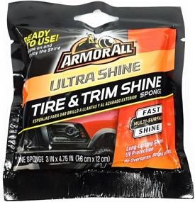 img 2 attached to 🚗 Enhance your Ride with Armor All Ultra Shine Tire & Trim Shine Sponges (8 Sponges) - 1 Box