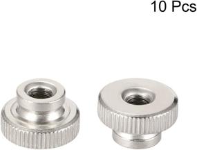 img 2 attached to Uxcell Knurled Collar Nickel Plating Hardware