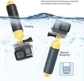 img 3 attached to 🏄 Непромокаемая плавающая ручка для GoPro Hero 9-1 - Комплект аксессуаров для водных видов спорта