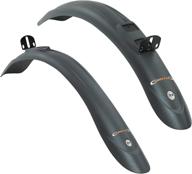 🚲 sks outdoor beavertail front and rear bicycle fender set - 26"-28" wheels, 2.0"-2.35" wide tires - mud and grime protection for off-road riding - made in germany logo