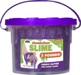 img 1 attached to 3lb Nickelodeon Purple Glitter Slime Bucket