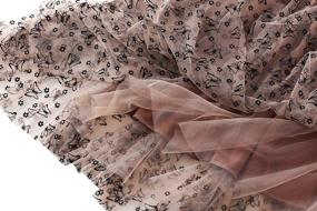 img 1 attached to Women Tulle Elastic Layered Floral