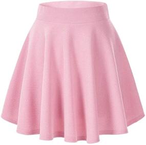 img 1 attached to Loxdonz Flared Pleated Girls' Clothing with Casual Stretch