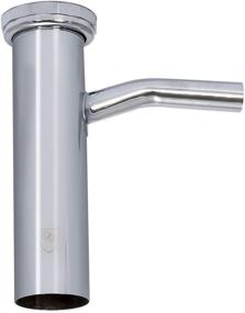 img 2 attached to Efficient and Durable Eastman 35090 Dishwasher Long Branch Tailpiece with Direct Connection, 1-1/2 inch x 6 inch, Chrome