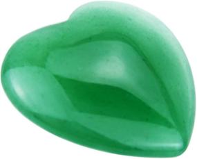 img 1 attached to 🎋 Мэриуиндикс 15 наборов: Набор из натурального зеленого авантюрина в форме сердца - исцеление через чакры, реики балансировка и камни с резными кристаллами в виде ладоней