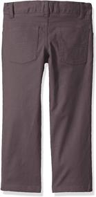 img 1 attached to Cherokee Boys' Little Modern Fit Flex 5-Pocket Twill Pant - Stylish School Uniforms for Active Comfort