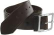 boston leather 1 75in garrison brown men's accessories for belts logo