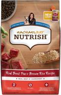 🐶 rachael ray nutrish dry dog food beef, pea & brown rice recipe: high-quality and versatile canine nutrition (packaging may vary) logo