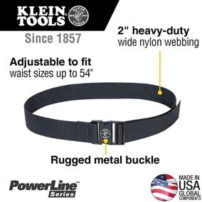 img 3 attached to 🔧 Klein Tools PowerLine Web Work Belt 5705