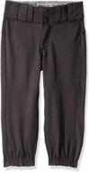 easton prowess softball pant 2021: girl's reinforced knee, 4 way stretch - top quality performance gear logo