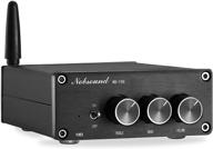 🔊 nobsound mini bluetooth 5.0 digital amplifier - hifi stereo audio class d power amp, 100w x 2 with treble and bass control logo