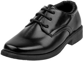 img 4 attached to 👞Удобные и стильные мальчиковые повседневные туфли Josmo Basic Oxford для Оксфордов