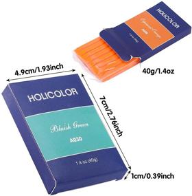 img 2 attached to HOLICOLOR Oven Bake Clay Kit - 48 Colors Polymer Clay Set 🎨 (1.4 oz Per Block) with 37 Jewelry Accessories and 13 Sculpting Tools for Modeling