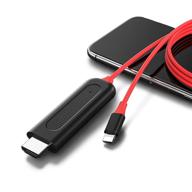 📲 адаптер lightning to hdmi: подключение iphone и ipad к телевизорам в разрешении 1080p fhd логотип