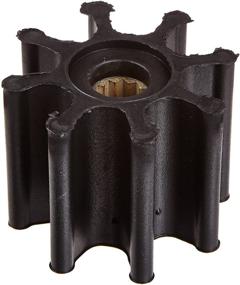 img 1 attached to 🔧 Jabsco 920-0001-P Marine Replacement Impeller - Neoprene, M Silhouette, 2" Deep, 7 Spline Drive, 5/8" Shaft, 8 Blade, 2 9/16" Diameter, Brass Insert