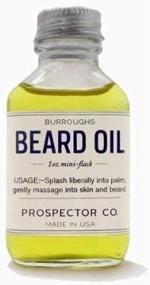 img 1 attached to 🏻 Burroughs Prospector Co. Beard Oil Mini Flask - 1oz