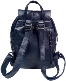 img 1 attached to BINCCI Leather Backpack Shoulder Handbag