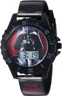 star wars digital-analog black watch for kids - dar3514 logo