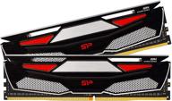 silicon power gaming series ddr4 16gb kit (2 x 8gb) 3600mhz (pc4 28800) cl18 desktop memory module ram sp016gxlzu360bdaad логотип