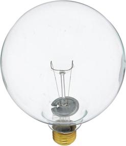 img 1 attached to 💡 Bulbrite G40 Incandescent Medium Screw Base (E26) Light Bulb, 150 Watt, Clear